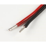Kabel Fortinnet 2x2,5mm2 Sort/rød 25m