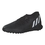 adidas Boy's Predator Edge.3 Tf J Sneaker, Core Black Ftwr White Vivid Red, 12 UK Child