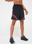 UNDER ARMOUR Men's Training Vanish Woven 6 Inch Graphic Shorts - Black/Pink, Black, Size L, Men