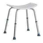 Duschstol / Duschpall - Justerbar i kraftig Aluminium