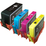 4 Compatible 364 XL For HP Photosmart 5510 5515 6510 e All in One Ink Cartridges