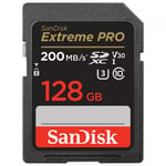 SanDisk 128GB Extreme Pro SDXC UHS-I minneskort