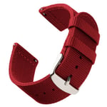 Bofink® Nordic Nylon Strap for TicWatch C2 Rose Gold - Red
