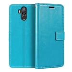 Ulefone Power 3 Wallet Case, Premium PU Leather Magnetic Flip Case Cover with Card Holder and Kickstand for Ulefone Power 3S