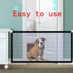Safety Gate Pet Dog Baby Mesh Fencing Portable Guards Indoor Kit 71*28in