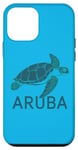 iPhone 12 mini Sea Turtle Aruba One Happy Island beautiful sunset beach Case