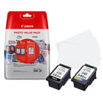 Canon PG545XL Black & CL546XL Colour Photo Value Pack For PIXMA iP2850 Printer