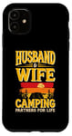 Coque pour iPhone 11 Mari et femme Camping Partners For Life Sweet Funny Camp