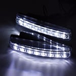 2 st Universal 8 LED Dagsljus Körljus Drl Bil Dimljus
