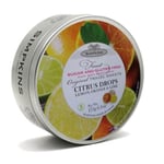 Simpkins Sugar & Gluten Free Citrus Drops Travel Sweets 175g Tin