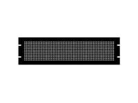 Hammond Electronics Ppfs19005bk2 Monteringsplatta (L X B X H) 483 X 2 X 133 Mm Stålplatta Svart 1 St