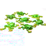 Gummi Simulerings Groda Stretch Leksak Stress Relief Sensorisk Leksak Spoof Stress Vent Leksak för Barn Vuxna