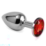 Rosebud Classic Metal Plug S(Silver)