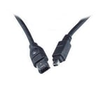 Ex-Pro VMC-IL4615B Firewire iLink DV IEE1394 Cable Lead 1.8m [4-6 Pin] for Sony Camcorders