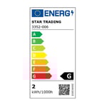 Star Trading LED-Lampa E14 Päronlampa Opal 2W 150lm 2500K Dimbar