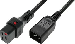 Advanced Cable Technology 1.0m C19 - C20, FM 1m Coupleur C19 Coupleur C20 Noir câble électrique