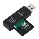 USB 3.0 til SD & Micro-SD-kortleser 5 Gbps