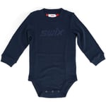 Swix RaceX Merino Body Baby Dark Navy, 74/80