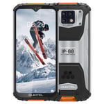 Rugged Phone(2020) OUKITEL WP6, IP68 Outdoor Mobile Phone Unlocked W/ 10000mAh Battery (18W Fast Charge), 48MP Quad Camera, Helio P70 6GB+128GB, 6.3 inch FHD+ Gorilla Glass, DUAL SIM GPS WiFi Orange