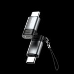 NEXTBATT Lightning hona till USB-C 2.0-adapter - Svart/Grå