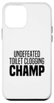 iPhone 12 mini Undefeated Toilet Clogging Champ Funny Clog Toilet Meme Case