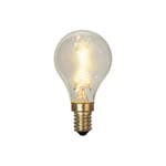 LED filament klotlampa E14 Soft Glow 30-70lm (Effekt: 0,5W - 30 Lumen)