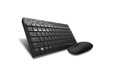 8000M Compact MultiMode Keyboard/Mouse Set Blk/Wht
