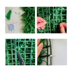 (Type 1) Artificial Green Plant Wall Panel Easy To Cut Grass Wall Decor