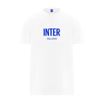 Inter 3D Crest T-Shirt, White, L