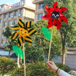 Colorful 3d Lovely Handmade Wind Spinner Windmill Toys Outdoor C A2