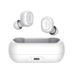 QCY T1 Wireless Headphones, Bluetooth 5.0 Earphones with HIFI Stereo Sound, 120H Standby Time, Pop-Up Auto Pairing, Sport Wireless Earbuds, White