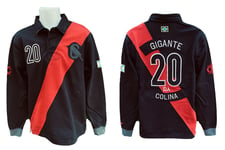 New Vintage NIKE NSW Men's Canarinho GIGANTE DA COLINA Rugby Shirt Black M