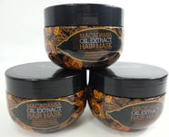 Multi Pack Offer 3 X MACADAMIA OIL EXTRACT HAIR MASK 250ml Each