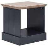 GFW Kendal Modern Slate Blue Livig Room Furniture - Sideboards, TV Units & Tables#LAMP TABLE