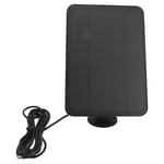 (Black) 4W 5V Solar Panel For Arlo Outdoor Camera For Ring Security