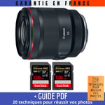 Canon RF 50mm f/1.2L USM + 2 SanDisk 128GB Extreme PRO UHS-II 300 MB/s + Guide PDF '20 TECHNIQUES POUR RÉUSSIR VOS PHOTOS