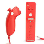 Pack Manette sans fil et Nunchuk pour Wii U Rouge