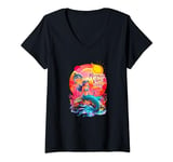Womens Mermaid Vibes Only Cute Mermaids Sea Life Fantasy Mermaid V-Neck T-Shirt