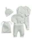 Mamas & Papas Unisex Baby 4 Piece Newborn Starter Set - White