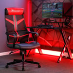 X ROCKER Helix Mesh Office Chair Ergonomic High Back Swivel Desk Chair RED