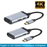 USB C to VGA Mini DP RJ45 Thunder-bolt 3 Adapter Type-C To HDMI-compatible