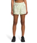 THE NORTH FACE Women's Limitless Shorts, Lime Cream Valley Floor Print, XL