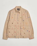 BEAMS PLUS Embroidered Harrington Jacket Beige