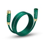 Cable Xlr 5M, Cable Microphone Xlr Male Femelle, Symétrique 3 Broches Câble Xlr Adaptateur Stéréo, Professionnel Cable Audio Pour Micros, Ampli, Enceinte, Table Mixage, Console[Q1476]