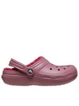 Crocs Classic Lined Clog Unisex - Cassis - Pink, Pink, Size 7, Women