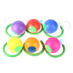 Sponge Coil Skip Ball Outdoor Fun Toy Balls Classical Skipping T Pink ·