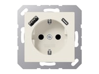 Jung A1520-15Ca, Typ F, 5 - 35 °C, Plast, Ip20, 16 A, 50/60 Hz