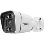 Caméra ip extérieure PoE 8 mp avec spots lumineux et sirène Foscam V8EP Blanc
