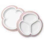BabyBjörn Tallriksset 2-pack Blekrosa