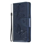The Grafu Case for Huawei P30 Pro, Durable Leather and Shockproof TPU Protective Cover with Credit Card Slot and Kickstand for Huawei P30 Pro, Blue